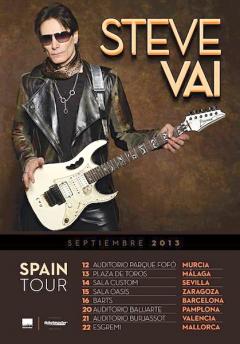 Steve Vai - Gira española en septiembre 